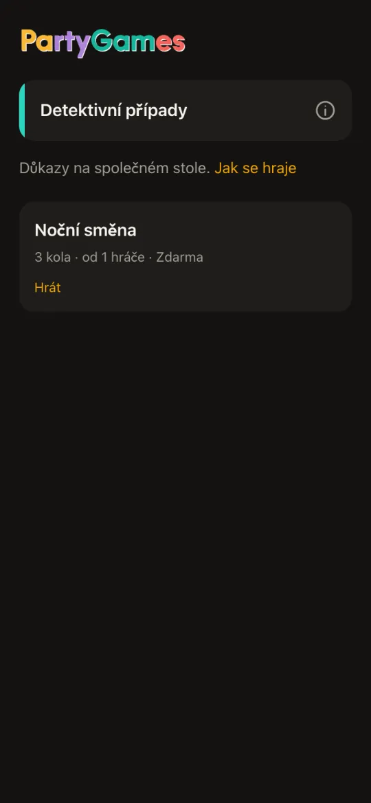 Seznam detektivních případů